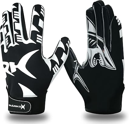 Non-Slip Tacky Football Gloves Ball Feel Sensation